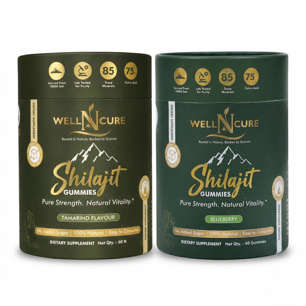 Shilajit Gummies – Blueberry + Tamarind Combo